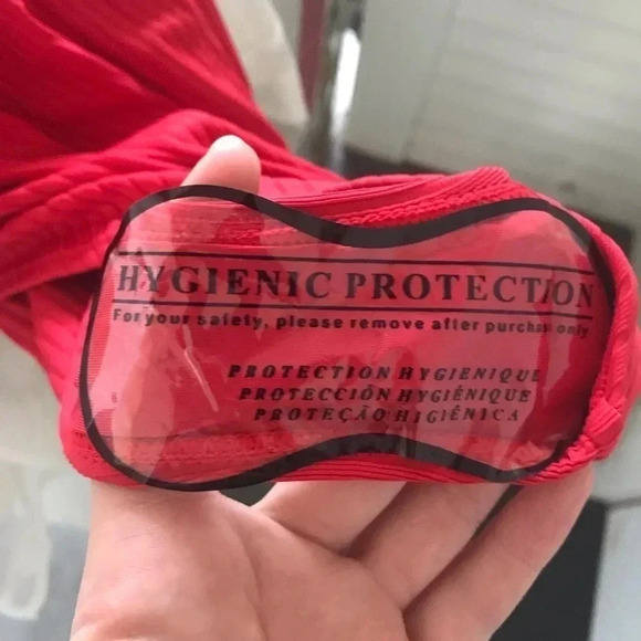 Matilda Jane Poolside Party retro red swimsuit NWT halter style size XXL - Picture 8 of 8